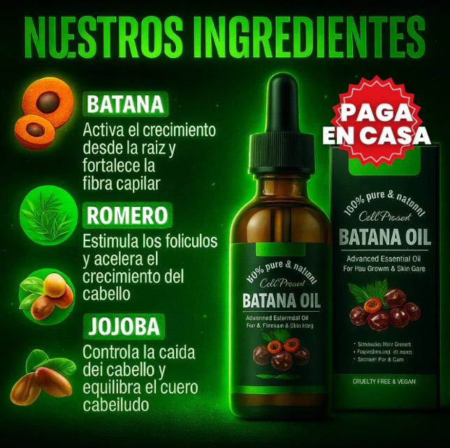 ACEITE DE BATANA RenovaHair™ – Solución Avanzada para la Caída del Cabello
